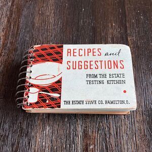 VTG Recipes and Suggestions from the Estate Testing Kitchen Stove Co Hamilton OH
